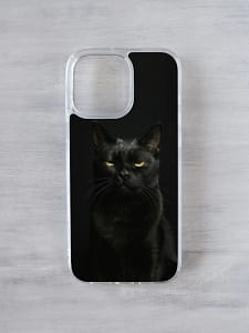iPhone kaas - kujundus "Must kass" iPhone kaas - kujundus "Must kass"
