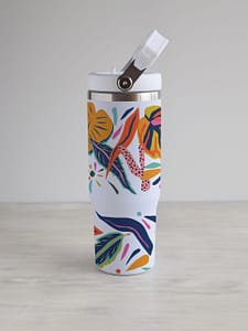Joogipudel ja termoskruus 900 ml, "Kirev troopika" Joogipudel ja termoskruus 900 ml, "Kirev troopika"