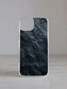 iphone ümbris "noir" (sinu tekstiga) Must marmormustriga iPhone kaas kohandatava tekstiga