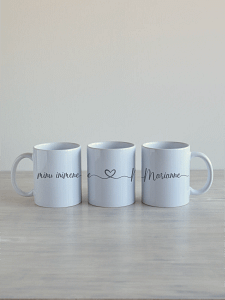 Kruus 330 ml “Minu inimene” nimega personaliseeritud, südamega, hall tekst
