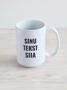 personaliseeritav kruus "tugev & kuum"