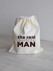 riidest-kinkekott-kruusile-the-real-gentleman Riidest kinkekott kruusile kirjaga "the real gentleman"
