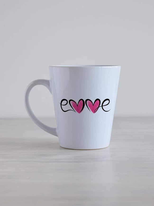 Latte kruus "Emme süda"