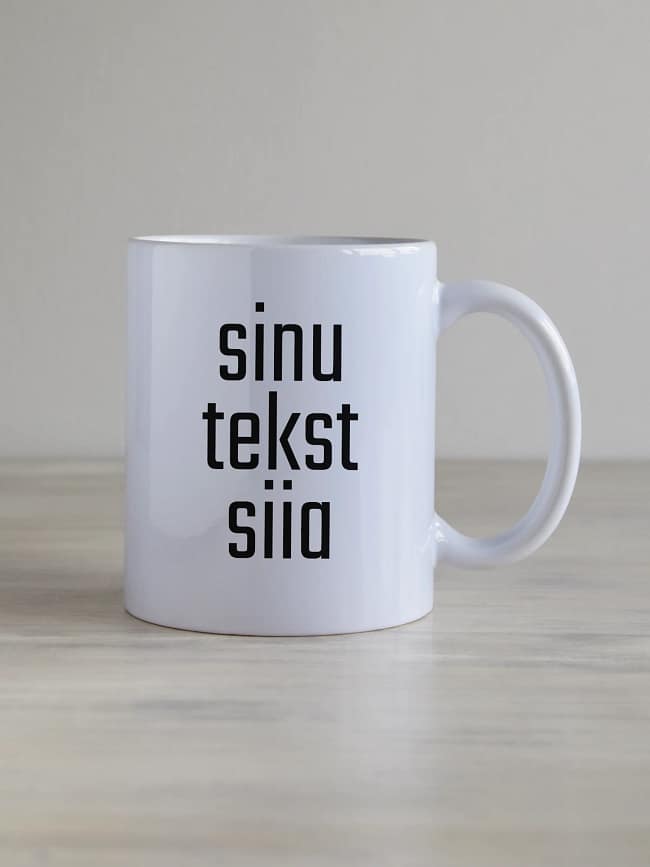 personaliseeritav kruus "issi"