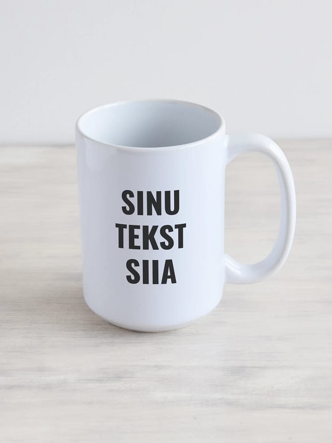 personaliseeritav kruus "tugev & kuum"